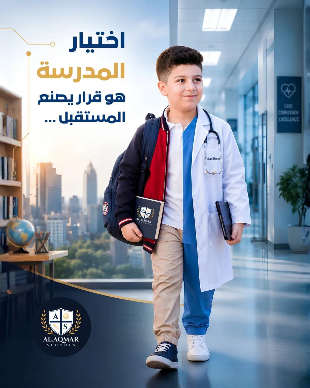 تصميم ترويجي: طالب المستقبل